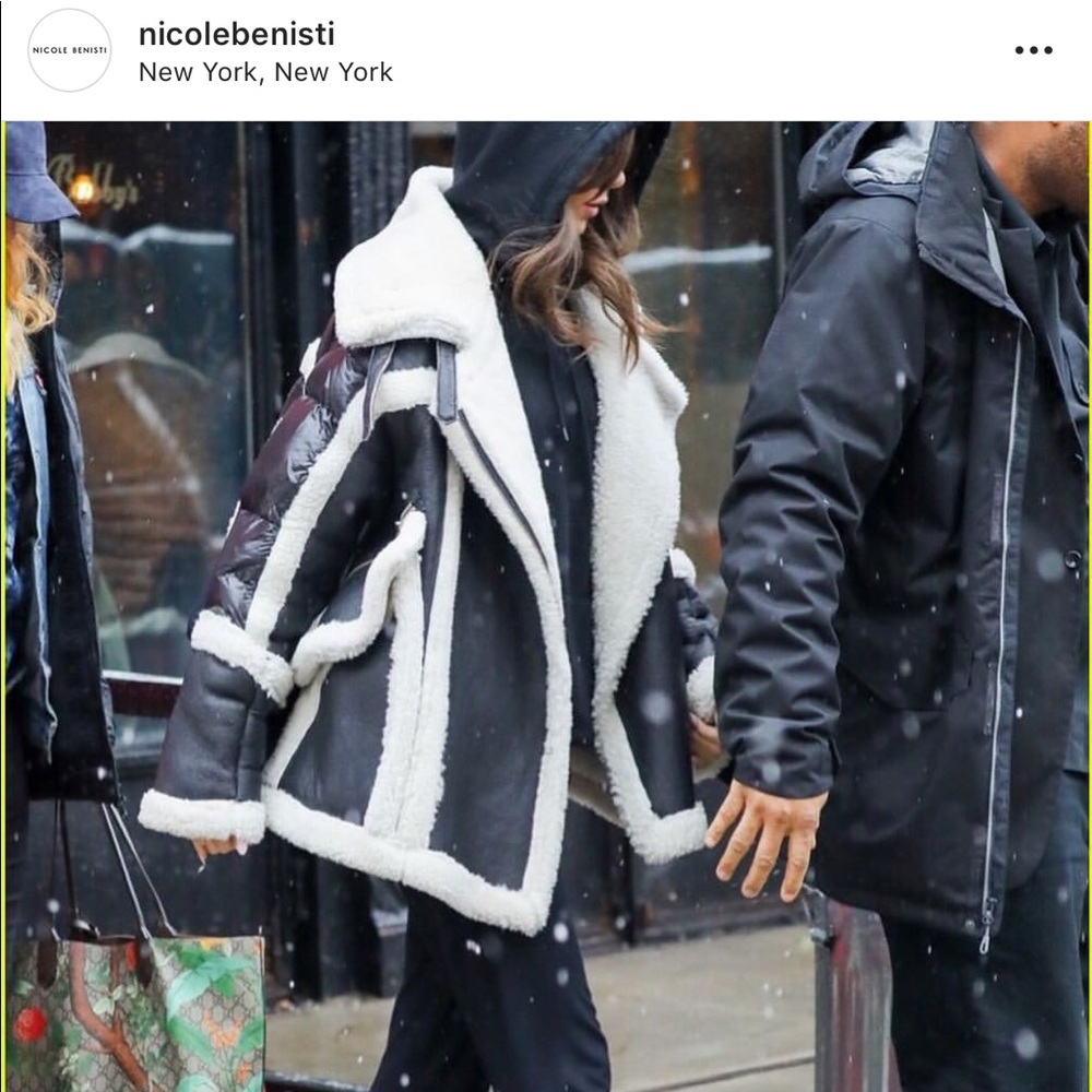 Nicole Benisti Montaigne Shearling Puffer Coat